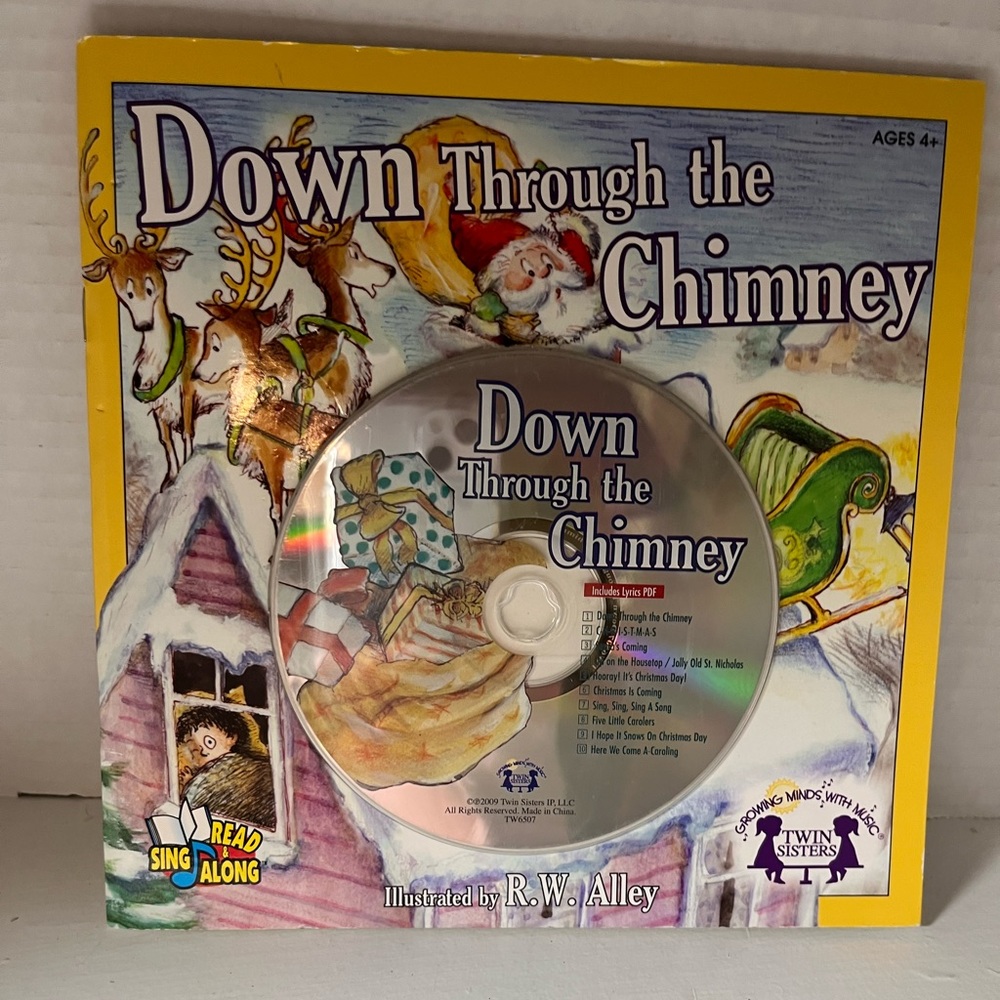 🐠Down Through the Chimney. Sing a Long CD. New with Tags.